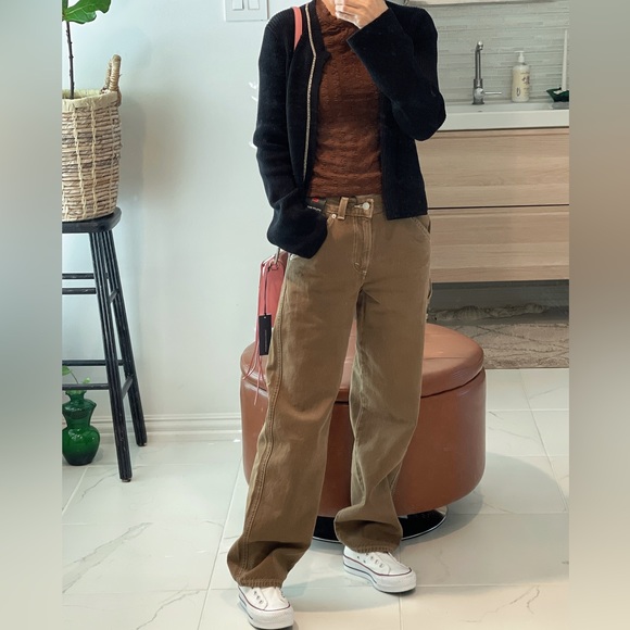 NWT maje women knit cardigan black gold size 2 - Picture 8 of 16